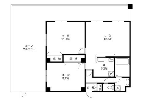 サンリット江北 間取り図
