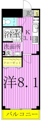 セブンアベニュー江北 間取り図