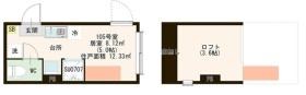 ハーモニーテラス町屋Ⅵ 間取り図