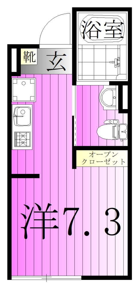 プアマエオレ 間取り図