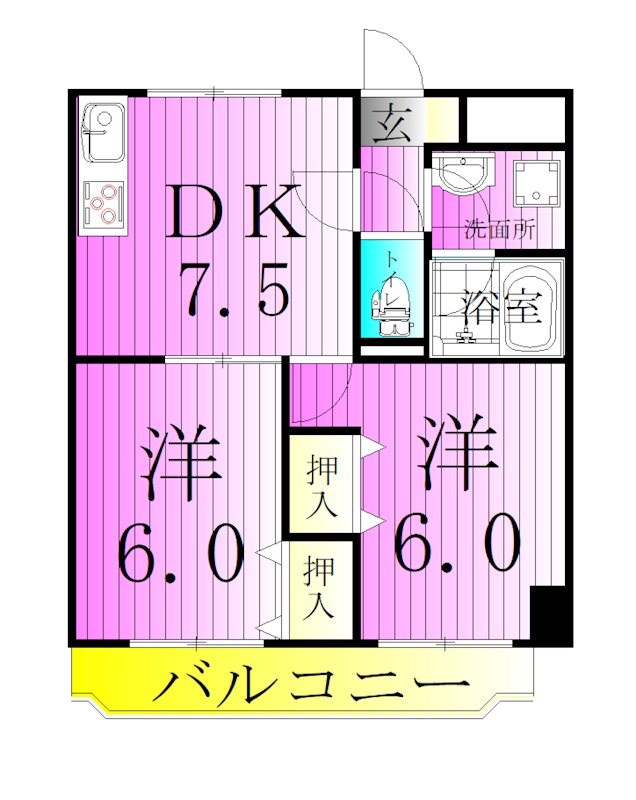 ヴァンベール  間取り図