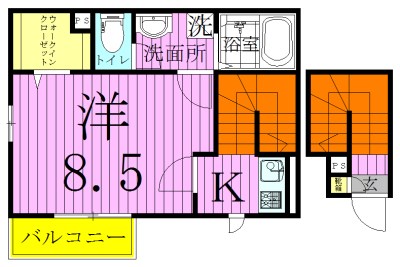 ＬＵＩＲＥ（リュイール） 間取り図