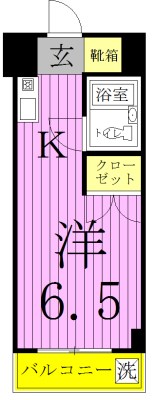 エレガンス綾瀬５ 間取り図