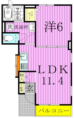 ベルハイツ 間取り図