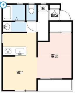 ハイツプレイン 203号室 間取り