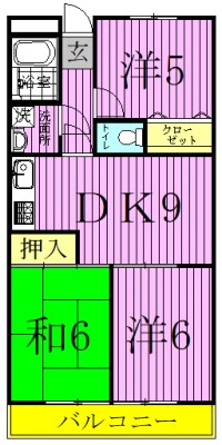 ＪＴＡ綾瀬 間取り図