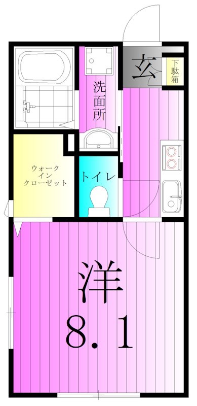 クルール　エスポワール 間取り図