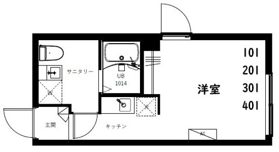 Novel Court 西新井 間取り図