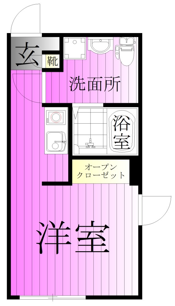 Novel Court 西新井 間取り図