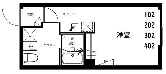 Novel Court 西新井 間取り図
