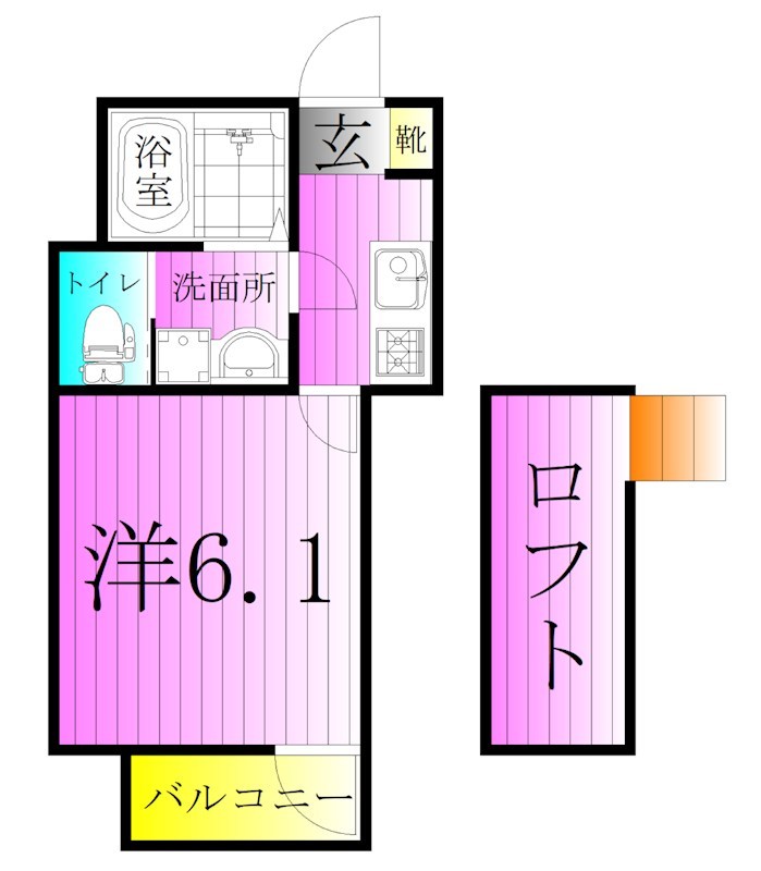 KEIAI RESIDENCE 青井 Ⅱ 間取り図