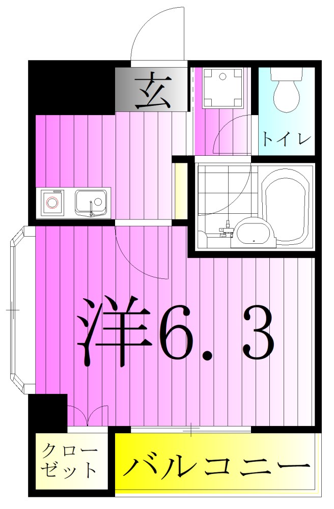 ＴＮＣ梅田ハイツ 間取り図