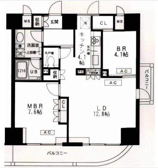 プライムアーバン千住 間取り図
