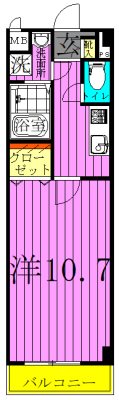 ビアーレＭ 間取り図
