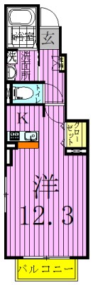 ファースト　グラース 間取り図