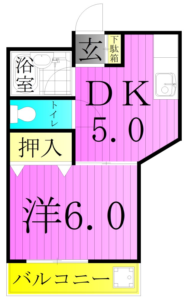 寺田マンション 間取り図