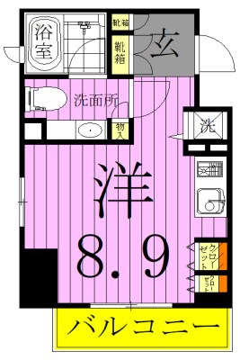 ステイシス町屋 間取り図