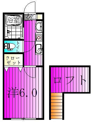 フォレストハウス鎌ヶ谷 202号室 間取り