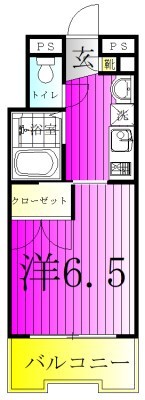 サフィールフォーレ65　 322号室 間取り