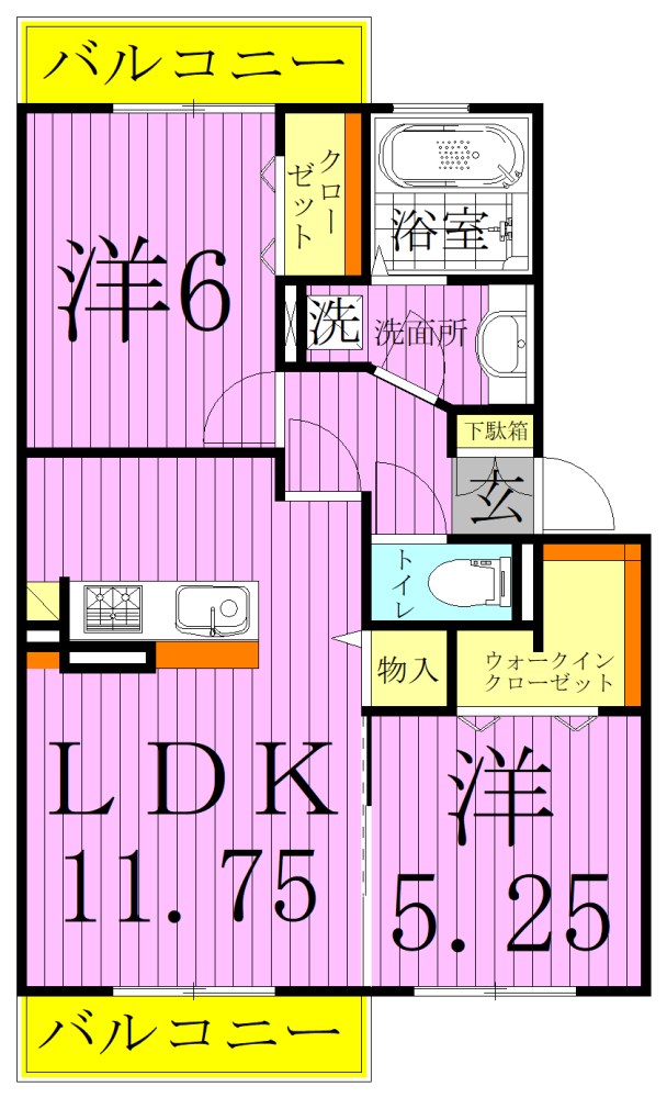 ロイヤル・パレス 間取り図