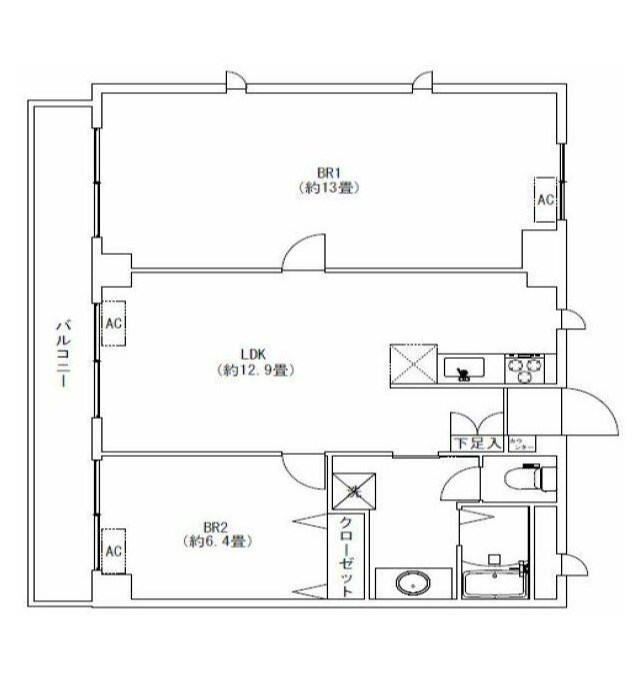 アートレジデンス竹ノ塚 間取り図