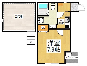 グランニール南流山Ⅲ 303号室 間取り