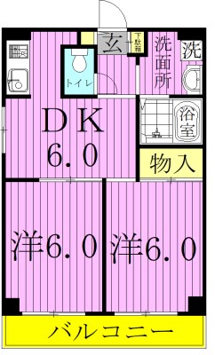 リバードマンション小菅駅前 間取り図