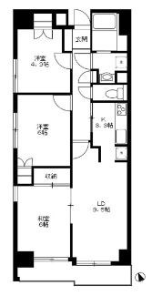 藤和シティコープ町屋Ⅱ 間取り図