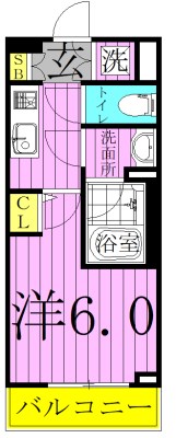 Ｒｉｓｉｎｇ　Ｐｌａｃｅ綾瀬  間取り図