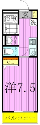 カーサベルデ 間取り図