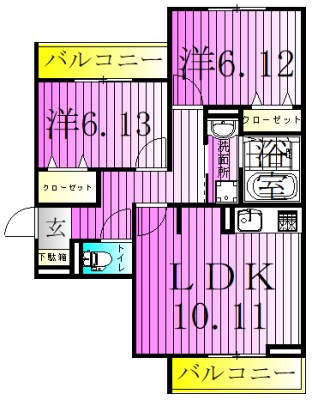 ル　シエル 間取り図