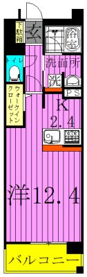 ロイヤルパークスリバーサイド  間取り図