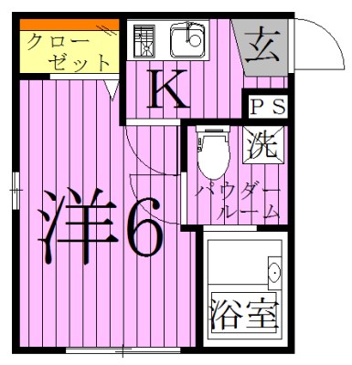 グランシャレー梅島3 間取り図