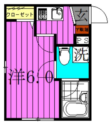 グランシャレー梅島3 間取り図