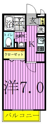 サンライズ扇 間取り図