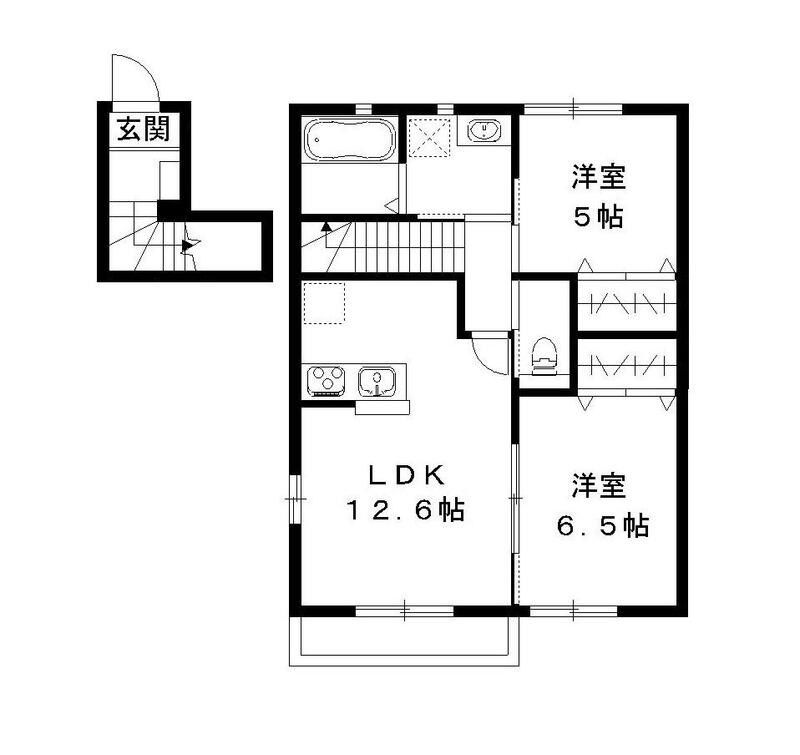 アルス  203号室 間取り