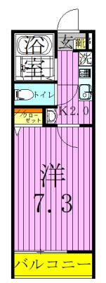 グランクオール梅島二丁目 間取り図