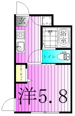 リーテンリュカ西新井 間取り図