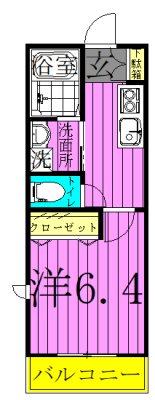 プレミール北千住 間取り図