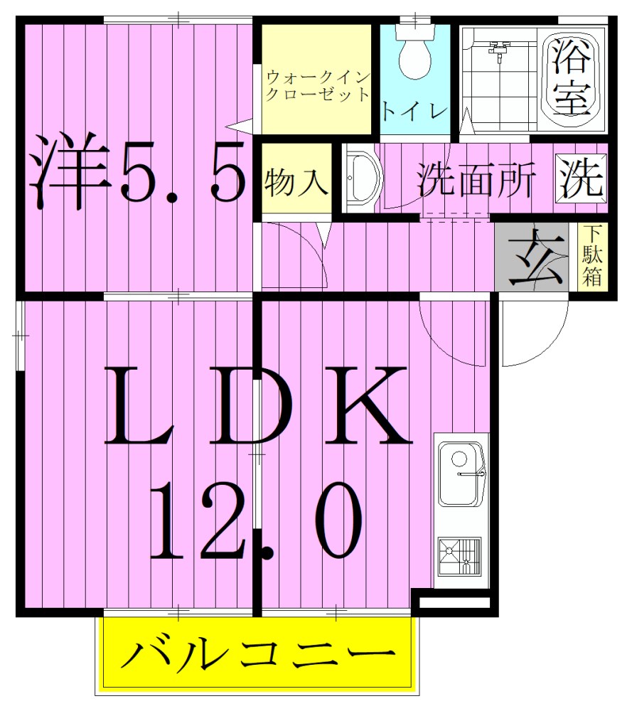 ルミエールセンジュ 間取り図