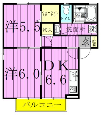 ルミエールセンジュ 間取り図