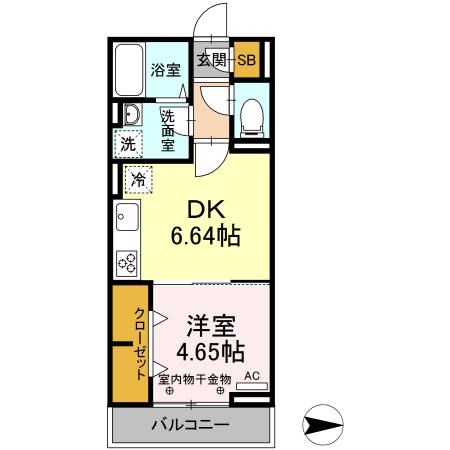 パティオ東尾久 間取り図