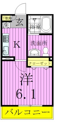 シュクル六町 間取り図