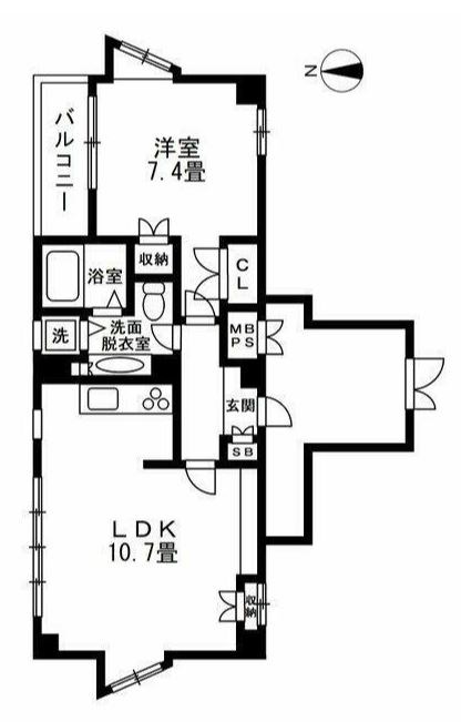 リプル綾瀬 間取り図