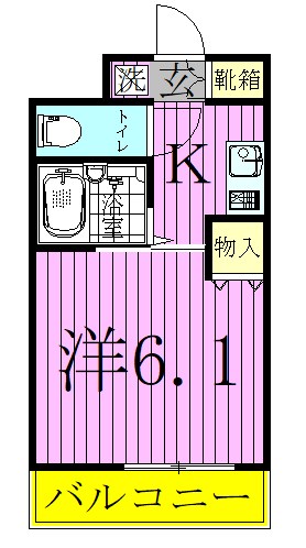ハイポイント竹ノ塚 間取り図