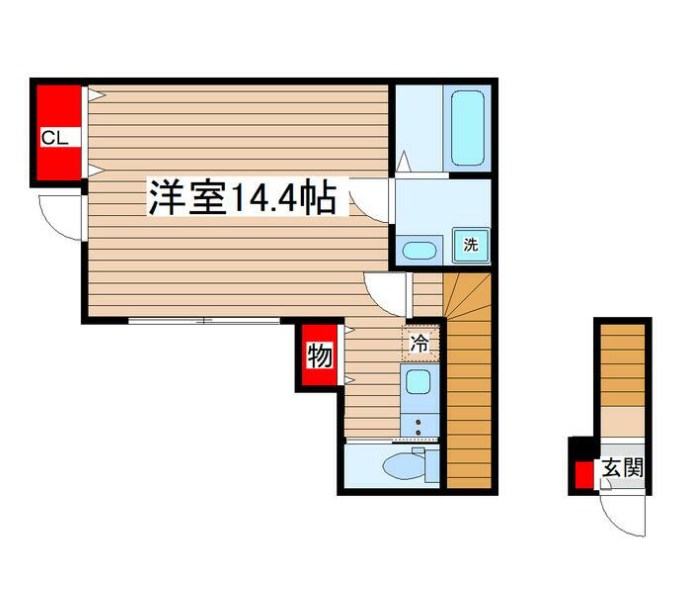 ハイツ柴又 間取り図
