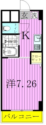 ハイポイント竹ノ塚 間取り図