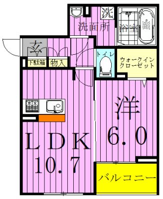 ウィルサクシーズ 間取り図