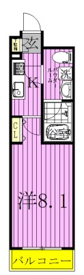 ベルシード北綾瀬  間取り図