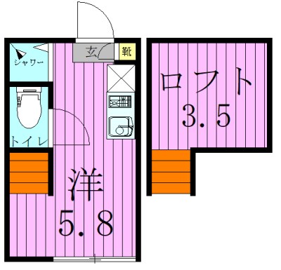 Ｇｌａｎｚ町屋Ⅰ 間取り図